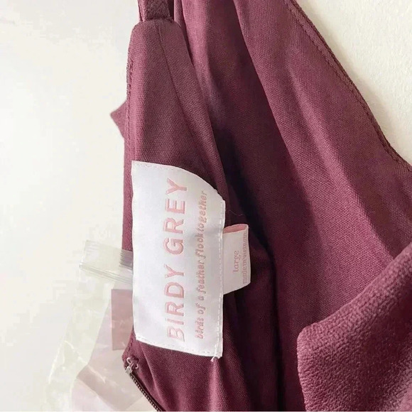 Birdy Grey Jay Dress in Crepe Cabernet L NWT - Picture 8 of 8